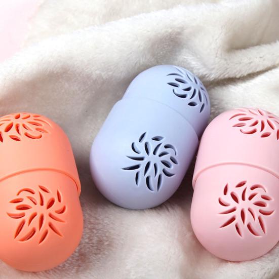 Beauty Egg Box Breathable Dustproof High Elasticity Soft Powder Puff Drying Holder Travel Accessories