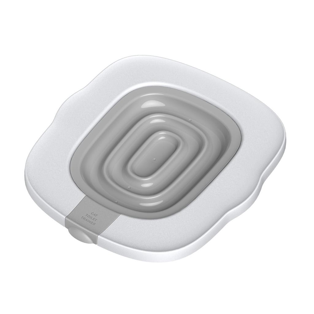 Практичные наборы для обучения кошек пользованию туалетом со съемным поддоном, многоразовый кошачий туалет для путешествий