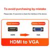 HdoorLink Кабель-адаптер VGA 1080P, преобразователь HDMI в VGA, видео-аудиокабель для переключателя PS3/4, монитор ноутбука, телевизор, совместимый с HDMI