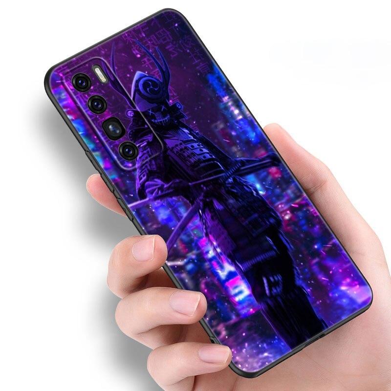 Чехол японский самурай для Huawei NOVA 8 9 Pro 8i 7i 7SE Y60 5T Mate 40 30 20 10 Lite Honor 50 30 Premium Pro Plus 30S мягкий чехол
