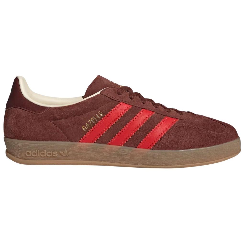 adidas Кроссовки Gazelle Indoor Fox Brown Red Gum Унисекс IH9661