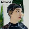 TOSWIM Шапочка для плавания с принтом для взрослых