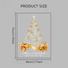 Self-Adhesive Christmas Tree Stickers Vinyl Material Xmas Window Clings New Year Decorations