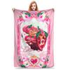 Shadow Milk Cookie Run Kingdom Blankets Flannel All Season  Breathable Warm Throw Blankets for Bedding Bedroom Plush Thin Quilt