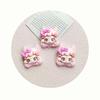 100 шт. Смоляные кабошоны-украшения Kawaii с плоской задней стороной, головки мультяшных девочек для скрапбукинга, аксессуаров для волос и поделок