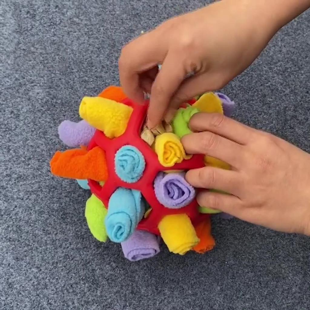 Портативный креативный резиновый мяч, прочные навыки собирательства, игрушки-головоломки, образовательный реквизит, игрушка для собаки, тренировочная игрушка