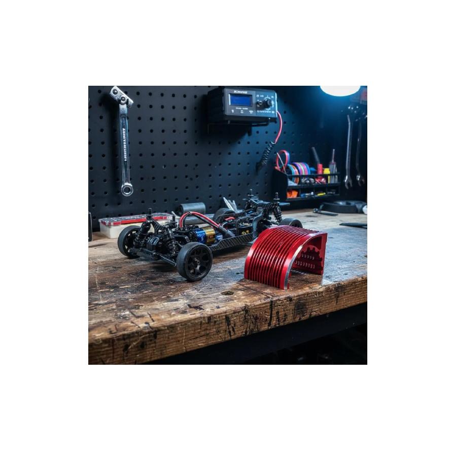 Electric Engine Cooling Heatsink High Ventilation Design 42mm Engine Heat Dissipator Snug-Fit