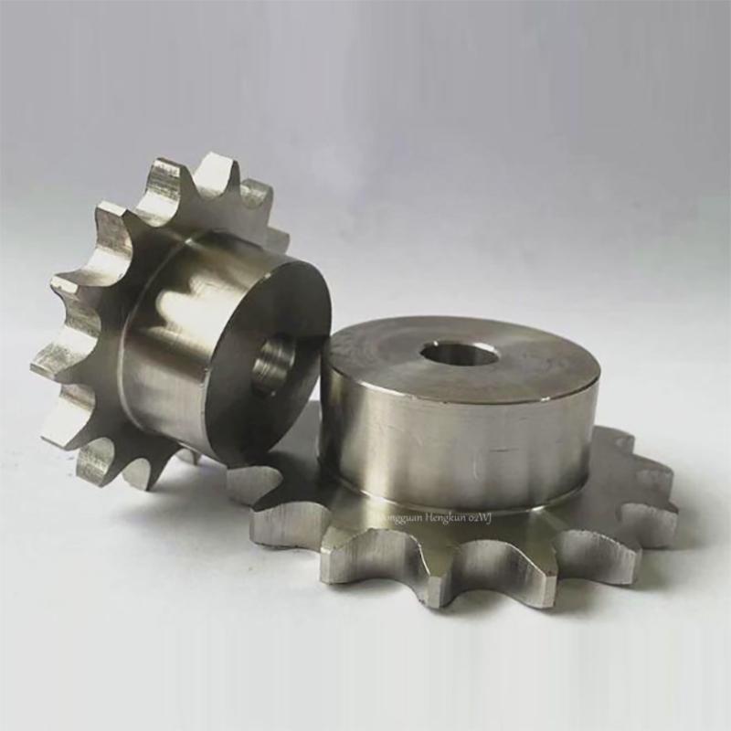 304 Stainless Steel Industrial Sprocket Wheel 06B Convex Bench Sprocket Pitch 9.525mm Teeth Count 10T to 30T Chain Gear