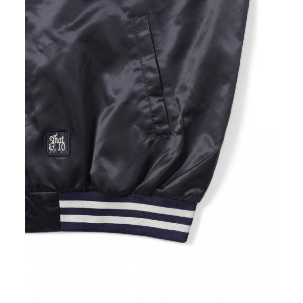 Thisisneverthat Satin Jacket Navy