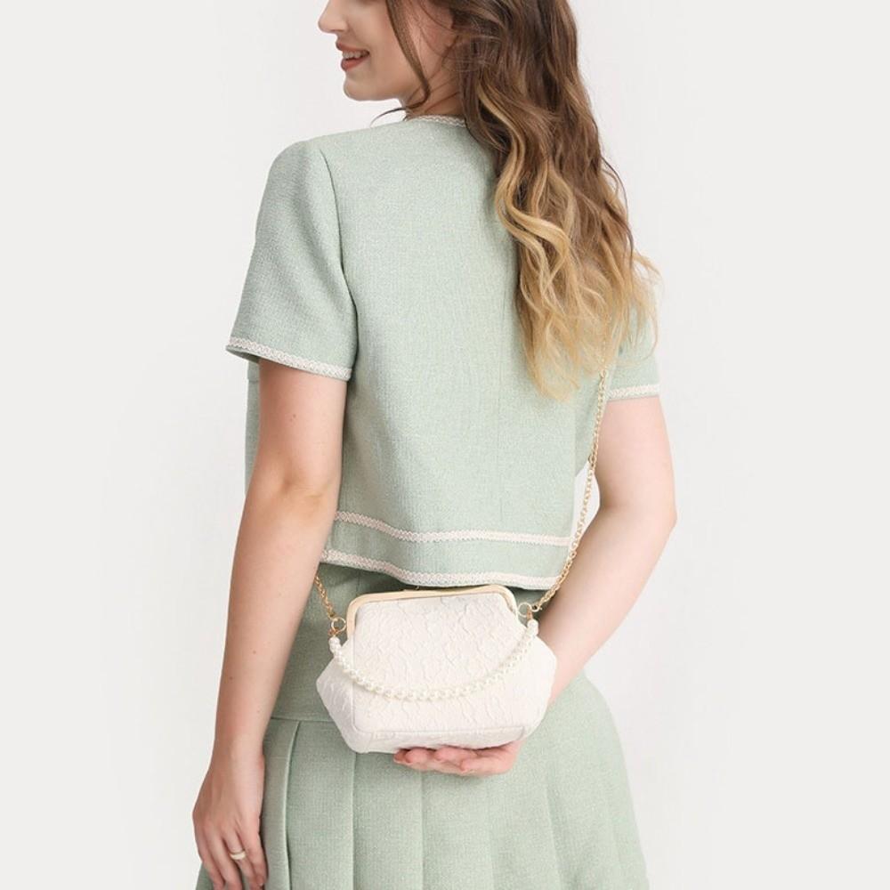 Cloth Chinese Style Crossbody Bag Solid Color Vintage Women's Handbag Lady/Girls