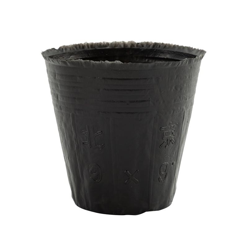 WCIC 100 шт. горшки для питания, детские горшки для выращивания, сумка для рассады растений, черный пластиковый мешок