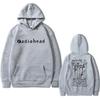 British Rock Band Radiohead's Printed Hoodie Men's Fashion Casual Retro Hoodie Gothic Streetwear