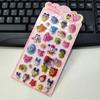 Cartoon 3D Relief Hollow Stickers - Cute Cartoon Anime Stickers Waterproof Children's Laptop Decoration and Anime Fan Gifts