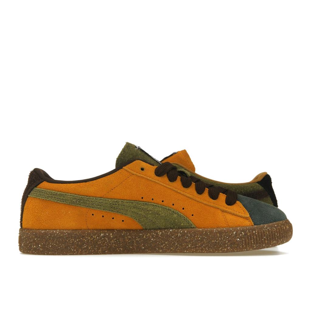 Puma Perks and Mini X Suede Vintage BIO/VERSE Unisex Sneakers Brown Dark-Chocolate Burnt-Olive 387036-01