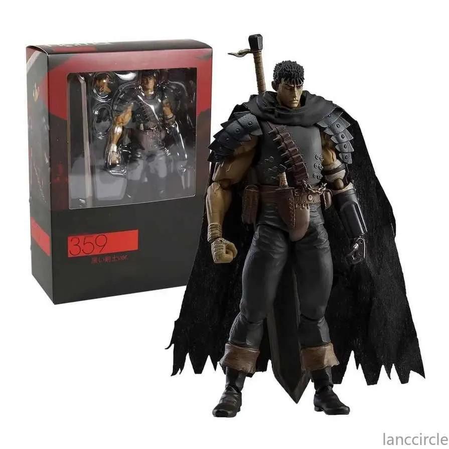 Game Figma 359 GUTS Black Swordsman Ver. Repaint Edition PVC Figures Model Toys