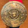 60.96 Cm Knight Lion Shield Authentic Armor Replica for LARP Cosplay Battle-Ready Display Shield Halloween Christmas Gift Idea