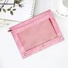 Transparent Oxford Cloth Loose Leaf Budget Binder Pockets Documents Holder File Organizer Zipper Binder Pouches For Notebook