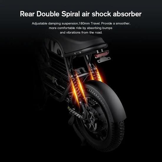 Электровелосипед COSWHEEL Y16 Черный-15AH-1000W