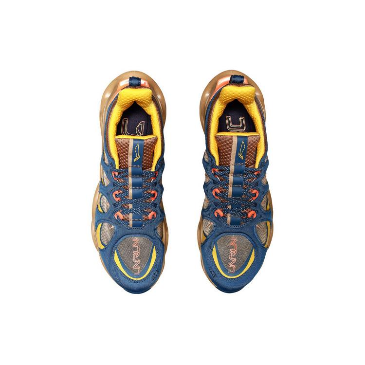 Li Ning Криволинейная ACE Амортизация Дышащая Легкая Отскок Амортизация Дышащая Легкая Отскок Низкие ARHP226-1