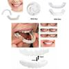 Fake On Snap Teeth Upper Lower Dental Veneers Denture Tooth Cover Set Simulation