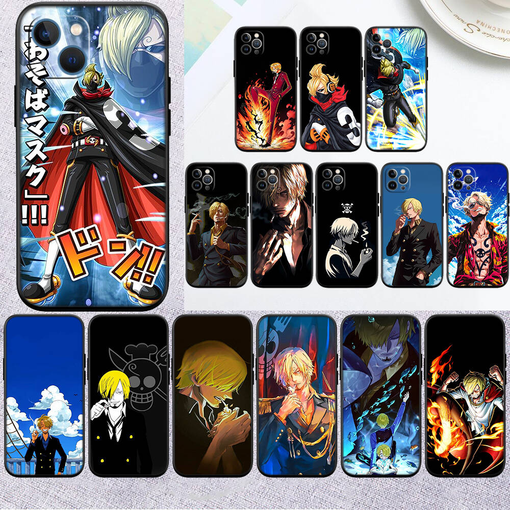 MH123 Чехол для телефона One Piece Санджи для iPhone 7 8 11 12 13 14 15 16 17 16E XS Pro Max XR X SE Air