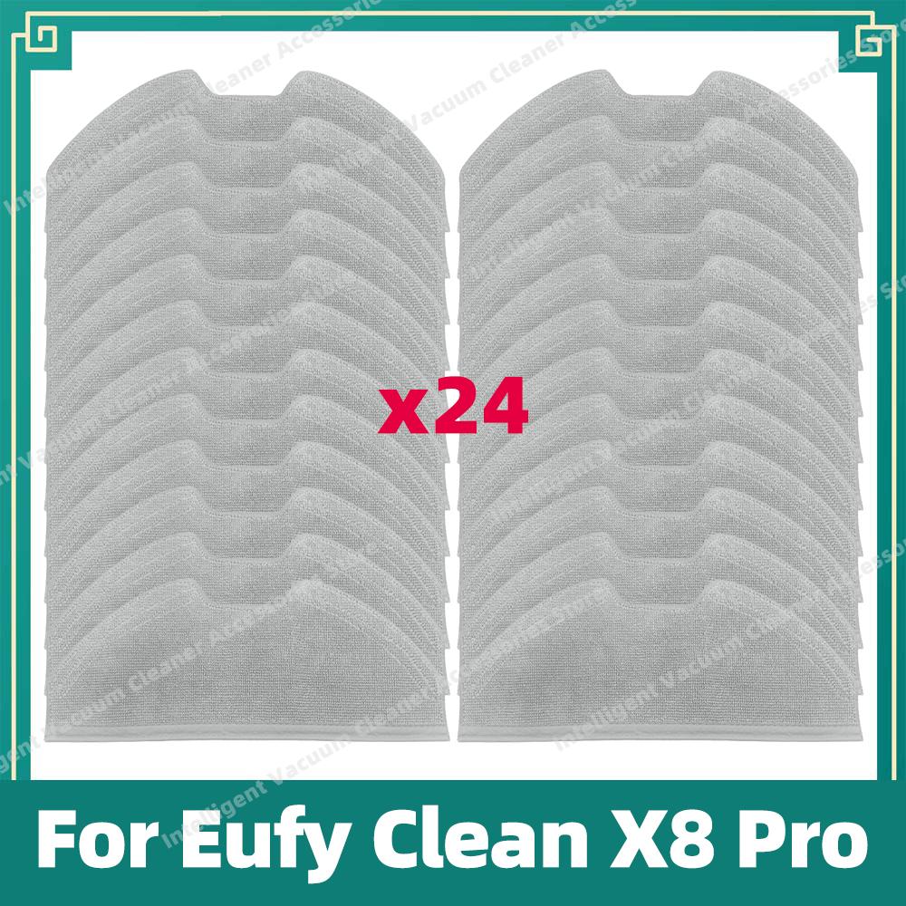 Совместимые Для пылесоса Eufy Clean X8 Pro SES Основная боковая щетка HEPA-фильтр Мешок для пыли Тряпка для мытья полов Аксессуары Комплекты запчастей