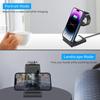 30 Вт 3 в 1 беспроводная зарядная подставка для Airpods Pro Apple Watch 9 8 складная док-станция для быстрой зарядки для iPhone 15 14 13 12 11