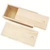 1pc Natural Wooden Storage Box with Drawer Lid – Rectangular Jewelry Organizer, DIY Craft Gift Box, Perfect for Handmade Accessories