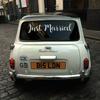 1 Набор Виниловая наклейка 'Just Married' - Легко наклеивать и снимать, Матовая отделка для окон и дверей автомобиля, для свадеб