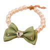 Ошейник для питомца из искусственного жемчуга с бантом для собак и кошек, модный свадебный ошейник для кошек, украшения для девочек, кошек и собак, аксессуары