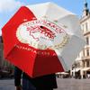 Olympiacos Fc Crest Emblem Umbrella Folding umbrella, automatic umbrella 8-Frame for Travel, camping Use Gift for Halloween Christmas
