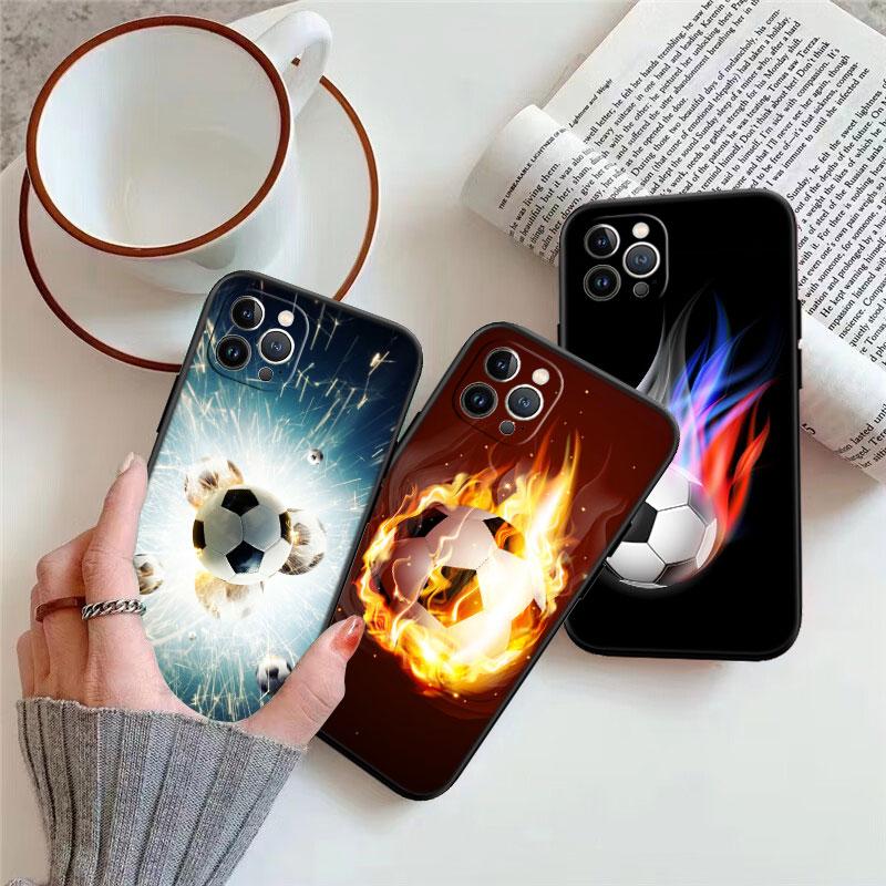 IK29 Football Soccer Shell Phone Case for Samsung Galaxy Note 10 20 S23 S24 S25 Ultra FE Plus Edge Lite A02S A35 A07 A17