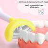 3D Детская зубная щетка Трехсторонняя U-образная упаковка 360 градусов без тупиков Зубная щетка для комплексного ухода YSL