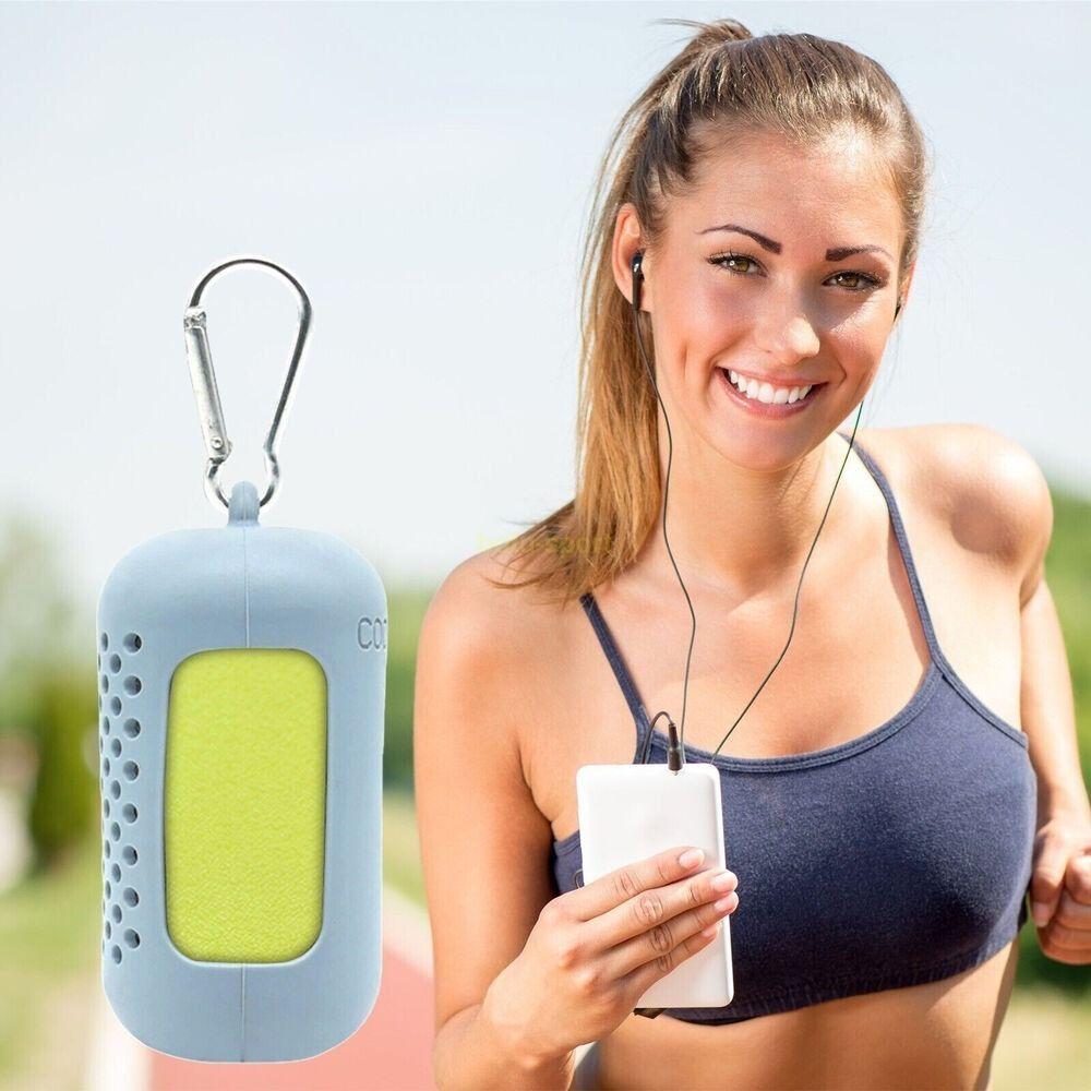 Летнее Портативное Спортивное Охлаждающее Ледяное Полотенце из Микрофибры Холодное Спортивное Полотенце Фитнес Охлаждающее Полотенце Кемпинг