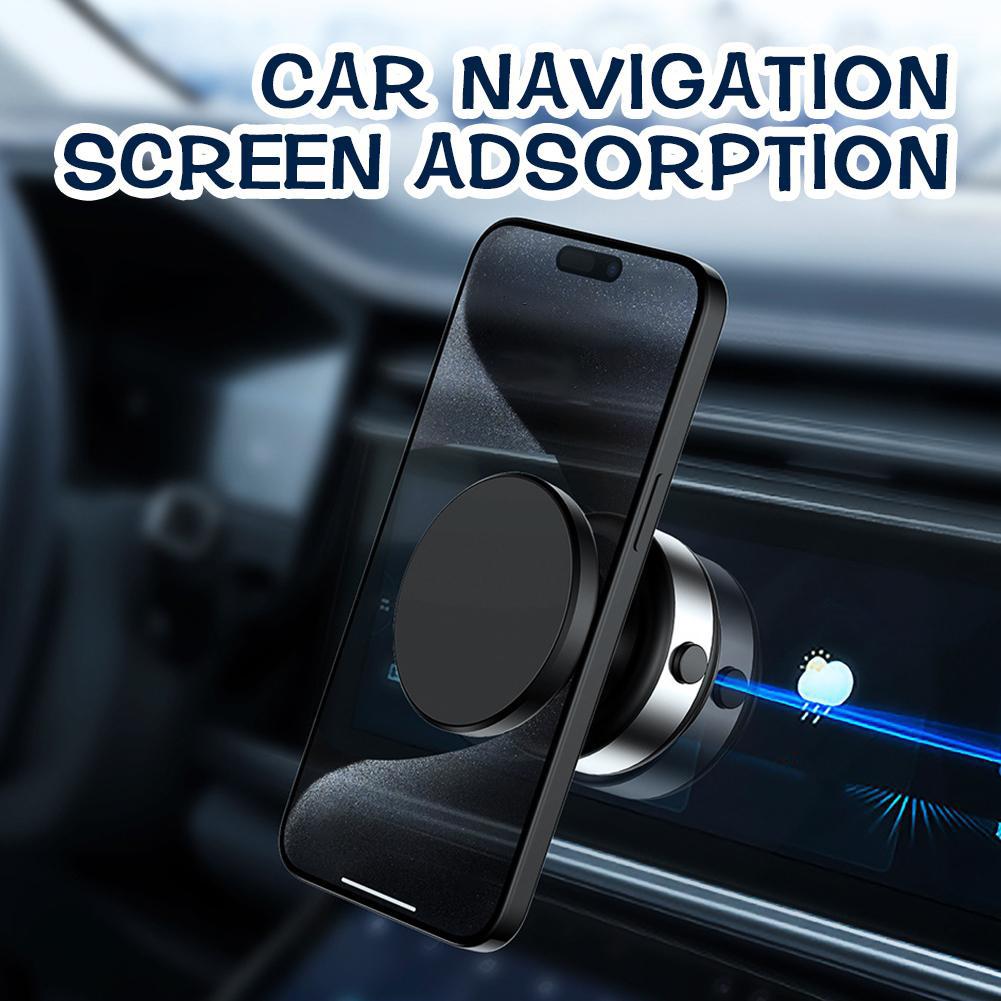 Upgraded Version 360°rotatable Vacum Car Holder For iPhone Huawei Xiaomi Magnetic Car Mount Vacuum Phone Holder