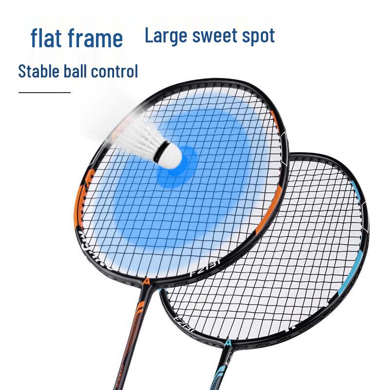 Deli F2131 Carbon Composite Badminton Racket Set