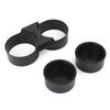 For 14-19 Chevy Corvette C7 C111-039-BLK Dual Extendable Retractable Cup Holder