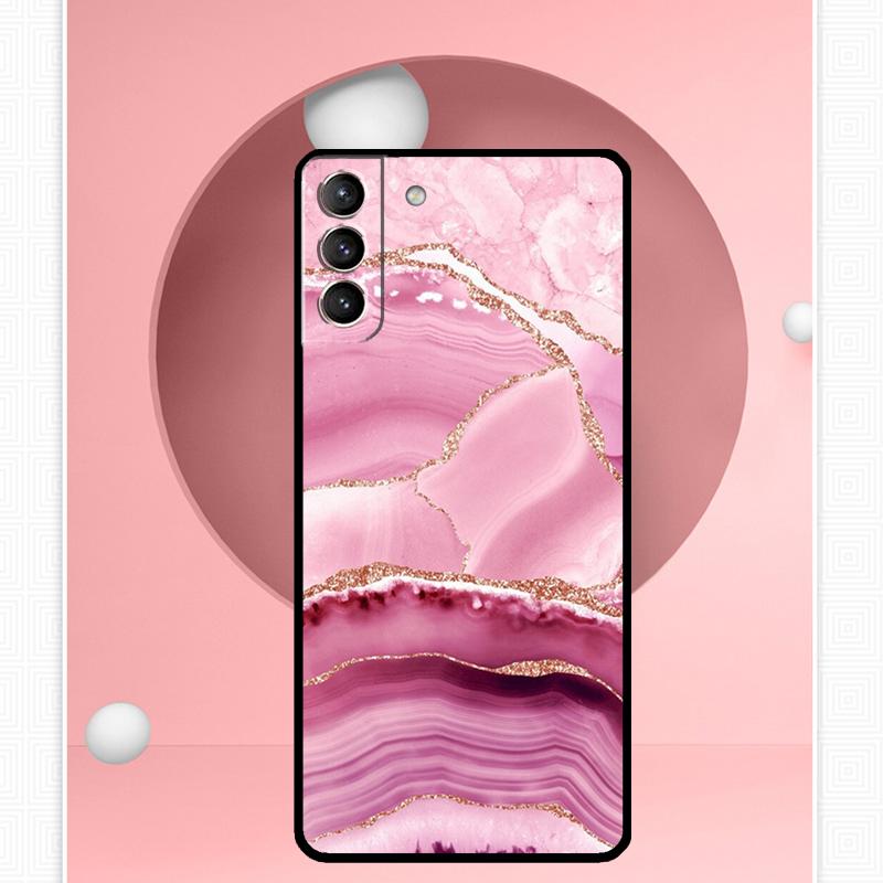 Бирюзово-синий золотой агатовый мраморный чехол для Samsung Galaxy S23 S24 Ultra S8 S9 S10 S22 Plus Note 10 20 Ultra S20 S21 FE