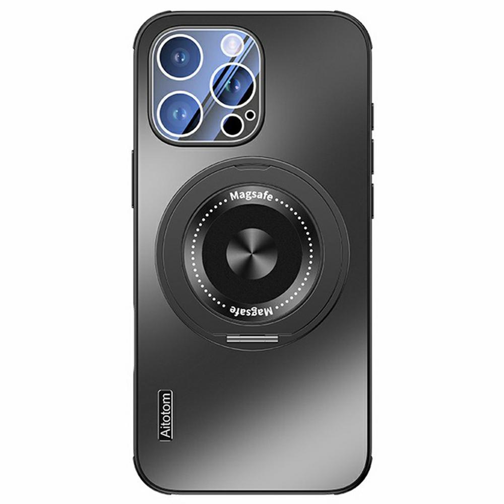 For iPhone 14 Pro Max Case Compatible with MagSafe Kickstand TPU+PC Heat Dissipation Phone Cover