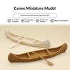 Miniature Sailing Boat 1 Set Canoe Ornament Perfect for Elegant Dollhouse Decor Display