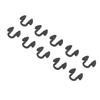 10PCS Shift Cable Clips High Hardness Steel Transmission Shifter Cable Retainer Clips Replacement for For 4l80e 4l60e