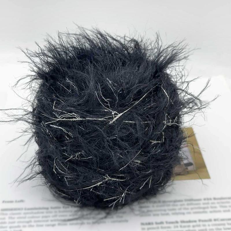 100 г/рулон DIY Crafting Искусственный мех норки Вязание крючком DIY Crafting Shining