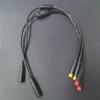26awg 6мм M6 2 3 контакта 1 гнездо на 2 штекера Разветвитель Julet Электрический велосипед ebike Кабельный разъем водонепроницаемый Датчик сигнала 40см