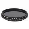 Junestar ND Lens Filter Neutral Density ND2‑400 Adjustable for SLr Mirrorless Camera Lenses(46mm )