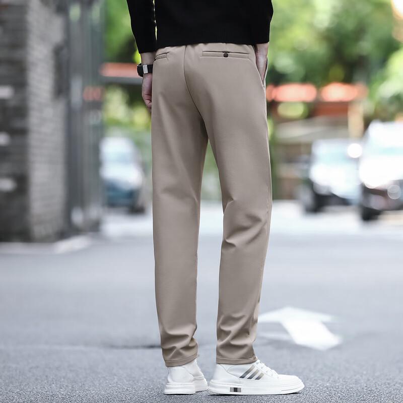 JEEP Men's 2025 Business Casual Elastic Straight-Leg Pants