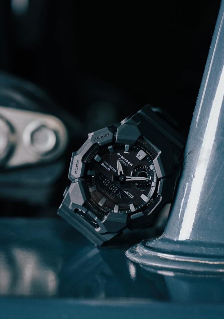 Часы Casio Полностью черные с функцией Life Log Прочные и материалы G-Shock GA-B010-1A1JF Мужские Измерение, Bluetooth, Солнечные, Экологичные