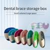 Футляр для хранения брекетов, Футляр для ретейнера в форме ракушки, Держатель для зубных протезов, Органайзер для съемных зубов, Разноцветные варианты
