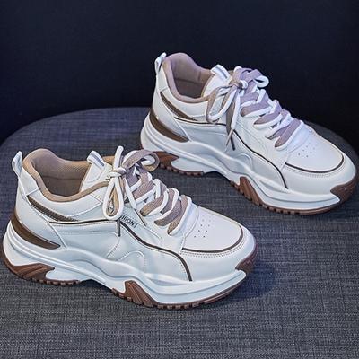 Модные туфли на толстой подошве для женщин 2024 года, весна, новые дышащие повседневные спортивные туфли, кроссовки на платформе для женщин Zapatillas De Deporte