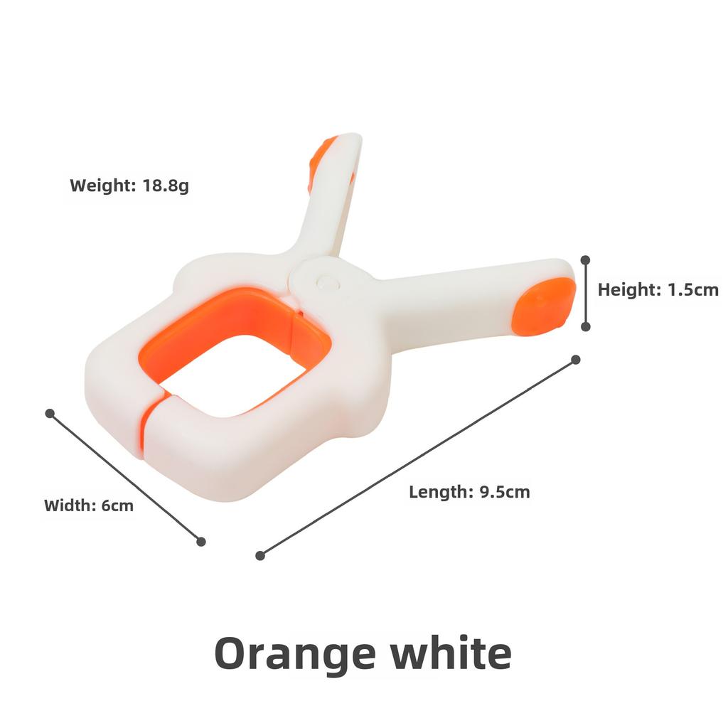 1 шт., большой зажим для одеяла, ветрозащитный фиксированный зажим для одеяла, зажим для одежды, бытовой пластиковый бесшовный зажим для простыни, зажим для сушки одеяла для вешалок для белья