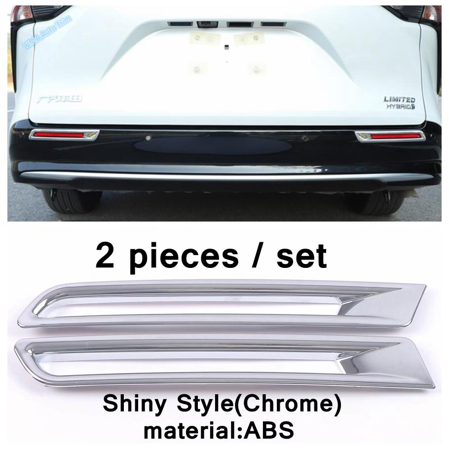 Chrome Car Tail Lights Lamp / Door Handle / Rear Window Spoiler Side Pillar Cover Trim For Toyota Sienna - 2026 Accessories